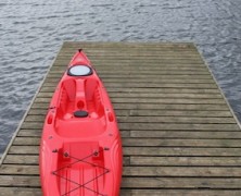 The Perception Triumph on the water.